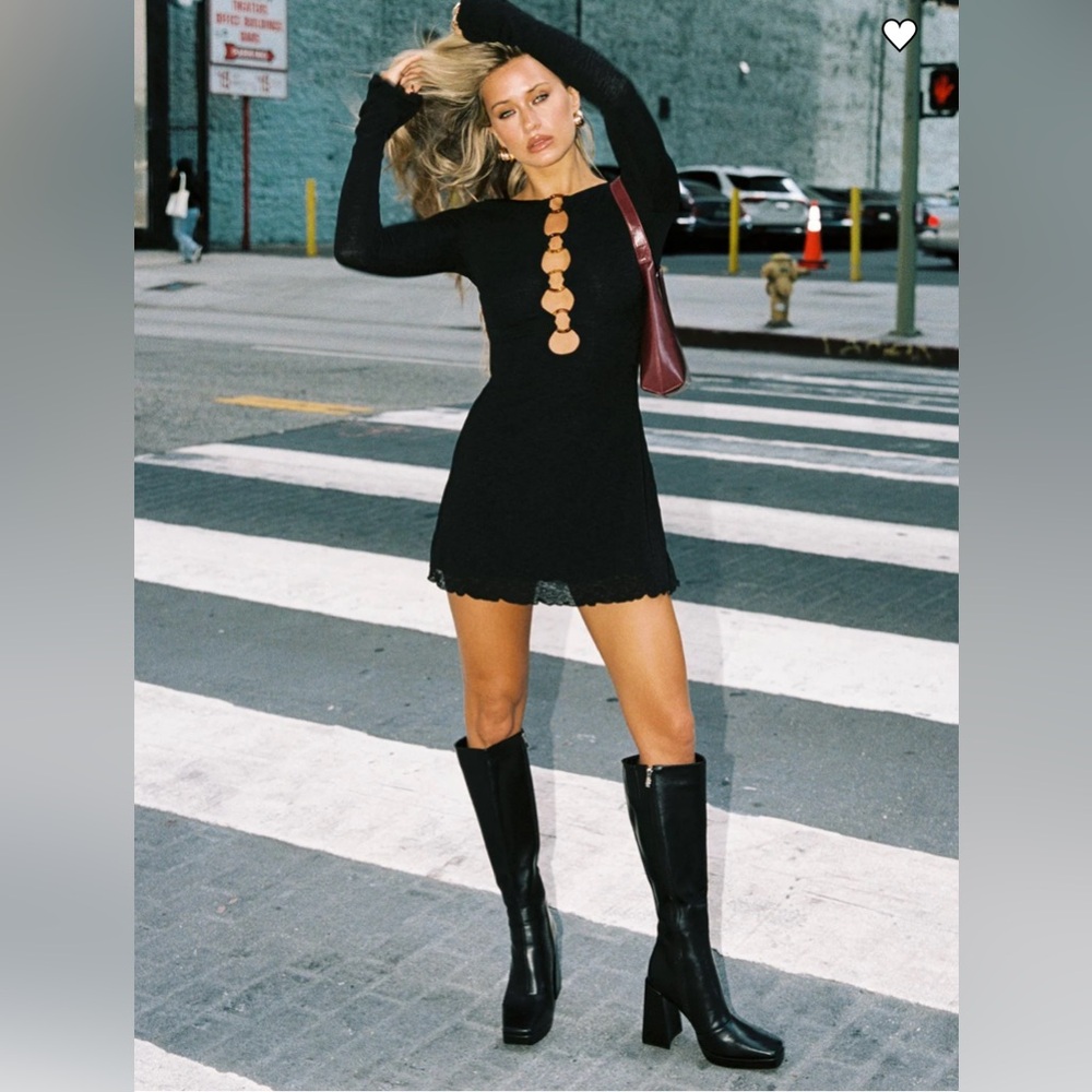 NWT Princess Polly Dejonge ring mini dress
